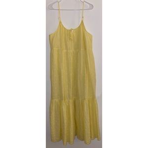 Yellow maxi dress